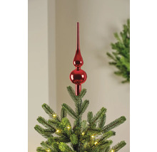 Weihnachtsbaumspitze auf einem Weihnachtsbaum