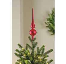 Christbaumspitze auf Weihnachtsbaum