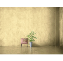 Heller Raum mit Sessel und Zimmerpflanze