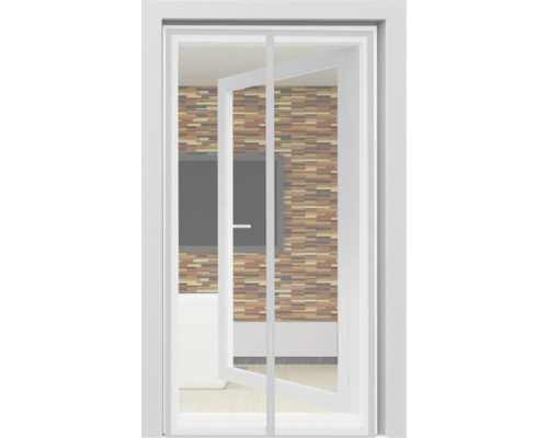 Geöffnete Tür in einem hellen Raum