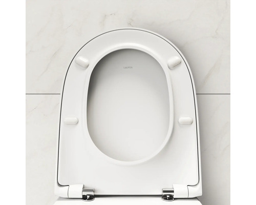 Toilettensitz mit offenem Deckel