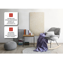 Wohnzimmer mit Infrarotheizung für natürliche Strahlungswärme und gesundes Raumklima