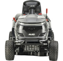 Aufsitzmäher mit Steuerrad und AL-KO Logo