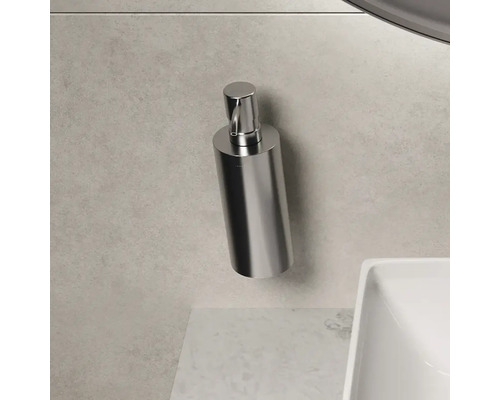 Seifenspender aus Metall zur Wandmontage
