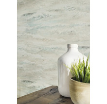 Tapete mit Wellenmuster im Interieur