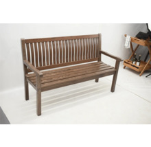 Holzgartenbank mit Armlehnen