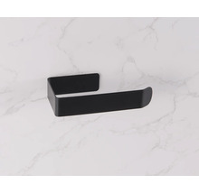 Schwarzer Toilettenpapierhalter zur Wandmontage