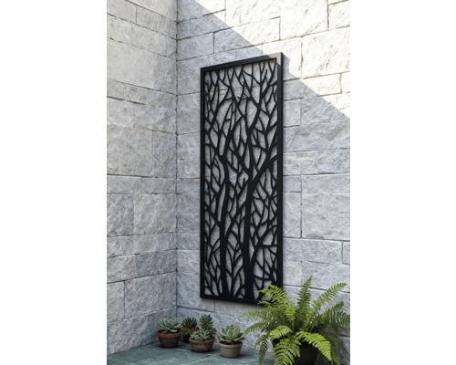 Dekoratives Wandpaneel mit Baumdesign für den Außenbereich