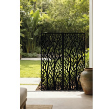 Dekorativer Sichtschutz mit Baummuster für den Garten