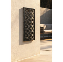 Dekoratives Wandpaneel mit kreisförmigem Muster zur Gartengestaltung