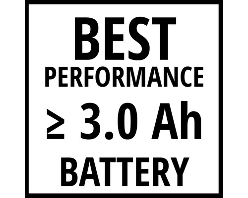 Beste Leistung, größer oder gleich 3.0 Ah Batterie