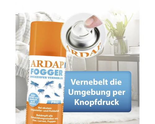 ARDAP Fogger zur Schädlingsbekämpfung per Knopfdruck
