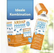 Ardap Kombipackung mit Fogger und Langzeit Flohspray für die Umgebung.