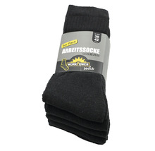 Fünf Paar schwarze Arbeitsstrümpfe Größe 39 bis 42 im Paket