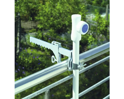 Wäschespinne Balkonhalterung zur Geländermontage