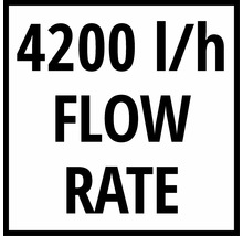 4200 Liter pro Stunde Fördermenge
