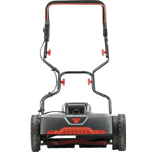 Aufsicht auf einen Rasenmäher