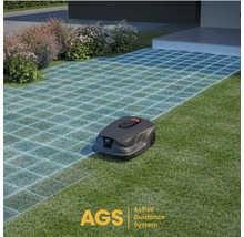 Roboterrasenmäher auf Rasen mit Active Guidance System