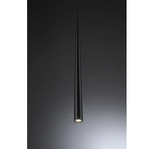 Schwarze Pendelleuchte im Kegeldesign