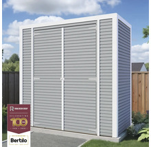 Gartenschrank mit Doppeltür und horizontaler Holzstruktur