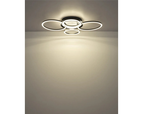 Deckenleuchte mit ringförmigen Leuchtenelementen