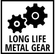 Lange Lebensdauer Metallgetriebe Zeichen