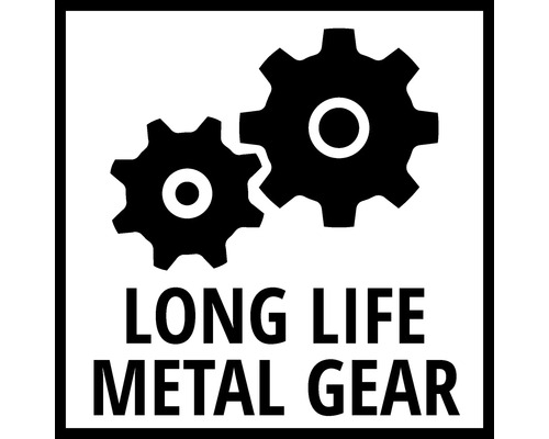 Lange Lebensdauer Metallgetriebe Zeichen
