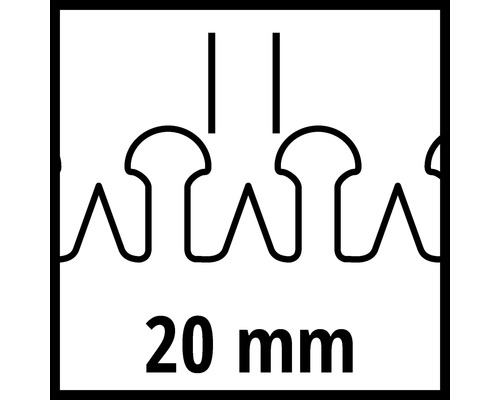 20 Millimeter Nutfräser Profil