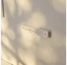 Ideal Standard Bedienpanel für Spiegelfunktionen wie Licht und Lüftung mit Tastenfeldern, Ideal Standard Logo.