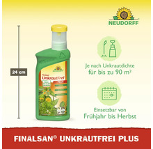 Neudorff Finalsan UnkrautFrei Plus Unkrautvernichter, Höhe 24 Zentimeter, Reichweite bis zu 90 Quadratmeter, einsetzbar von Frühjahr bis Herbst.