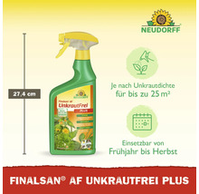 Neudorff Finalsan AF UnkrautFrei PLUS Unkrautvernichter Spray Höhe 27,4 Zentimeter für bis zu 25 Quadratmeter Frühjahr bis Herbst Neudorff Logo.