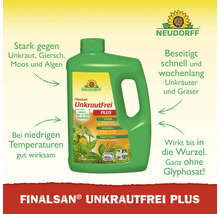 Neudorff Finalsan UnkrautFrei Plus Unkrautvernichter im Kanister, gegen Unkraut, Giersch, Moos und Algen, glyphosatfrei und wurzeltief wirksam.