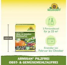 Neudorff Armisan PilzFrei gegen Mehltau, Obst und Gemüse, 5 Beutel für je 33 Quadratmeter, Höhe 13,6 Zentimeter, Neudorff Logo.
