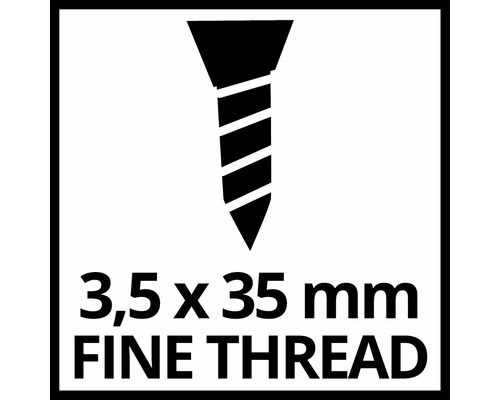 Feingewinde 3,5 mal 35 Millimeter