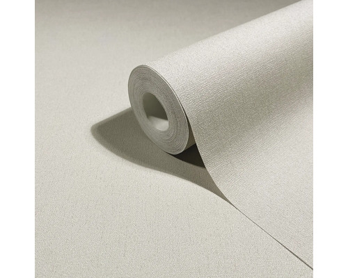 Tapetenrolle mit feiner Struktur und Leinenoptik.