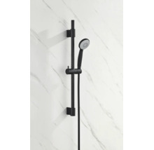 Duschset mit Handbrause, Brausestange und Brauseschlauch für die Wandmontage im Badezimmer.