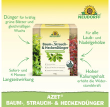 Neudorff Azet Baum-, Strauch- & Heckendünger 5 kg für kräftiges Wachstum, mit Langzeitwirkung, geeignet für Laub- und Nadelgehölze.