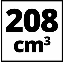 Symbol für einen Hubraum von 208 Kubikzentimeter