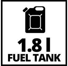 Symbolbild für einen Kraftstofftank mit einem Fassungsvermögen von 1,8 Liter.