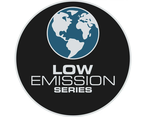 Symbol für emissionsarme Produkte aus der Low Emission Series