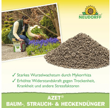 Neudorff Azet Baum Strauch und Heckendünger zur Förderung des Wurzelwachstums und Erhöhung der Widerstandskraft von Pflanzen im Garten