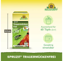 Neudorff Spruzit Trauermückenfrei Mittel gegen Trauermücken zur einfachen Gießanwendung, geeignet für ökologischen Landbau, 9,5 Zentimeter hoch.