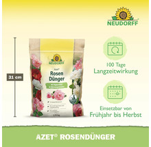 Neudorff Azet Rosendünger 1,75 kg mit 100 Tage Langzeitwirkung, Mykorrhiza und Mikroorganismen für üppige Blütenpracht von Frühjahr bis Herbst.