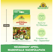 Neudorff Neudomon Apfelmadenfalle Nachfüllpack zur Befallskontrolle von Apfelwicklern an Äpfeln und Birnen ohne Insektizide 19 Zentimeter hoch