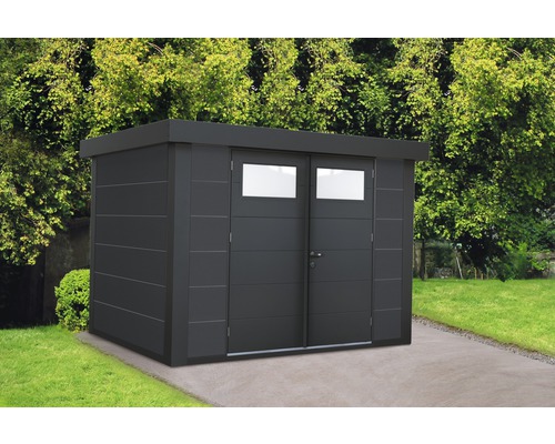 Gartenhaus Classico 2721 inkl. Regenrinne 288 x 228 cm granitgrau