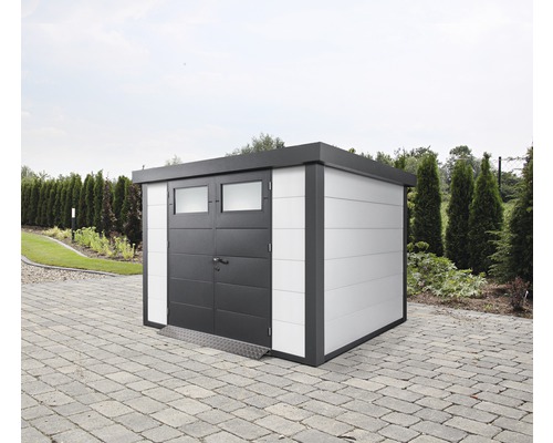 Gartenhaus Classico 3024 inkl. Regenrinne 318 x 258 cm weiß
