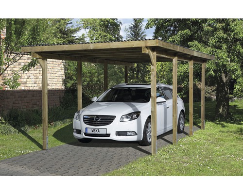 Einzelcarport weka 606 Gr. 2 300 x 600 cm kesseldruckimprägniert Holz Carport mit einem Auto