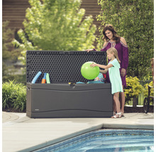 Auflagenbox LIFETIME 495l 153 x 61 x 68 cm Kunststoff grau