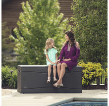 Auflagenbox LIFETIME 495l 153 x 61 x 68 cm Kunststoff grau