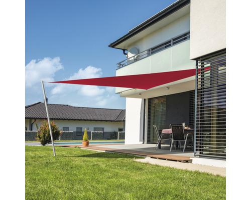 DAWNOVO Dreieckiges Sonnensegel Wasserfest – 40,6 X 40,6 X 40,6 Cm, UV-Schutz, Für Terrasse & Garten